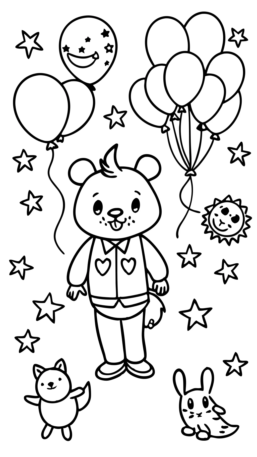 sebastian coloring page